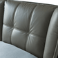 1806 Gray Leather Storage Bed by ESF