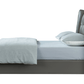 1806 Gray Leather Storage Bed by ESF
