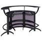 Dallas 3 Pc Black Curved Bar Set