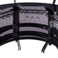 Dallas 3 Pc Black Curved Bar Set