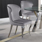 Alaia 5 Pc Dining Set - Gray Chairs