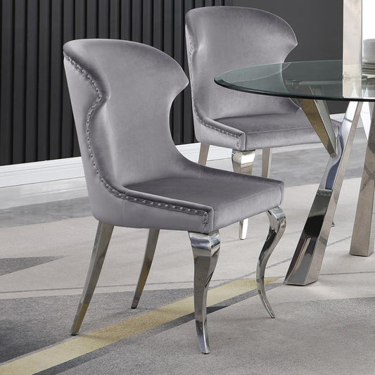 Alaia 5 Pc Dining Set - Gray Chairs