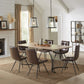Mesa de comedor con base en forma de remolino Altus Roble natural 193531