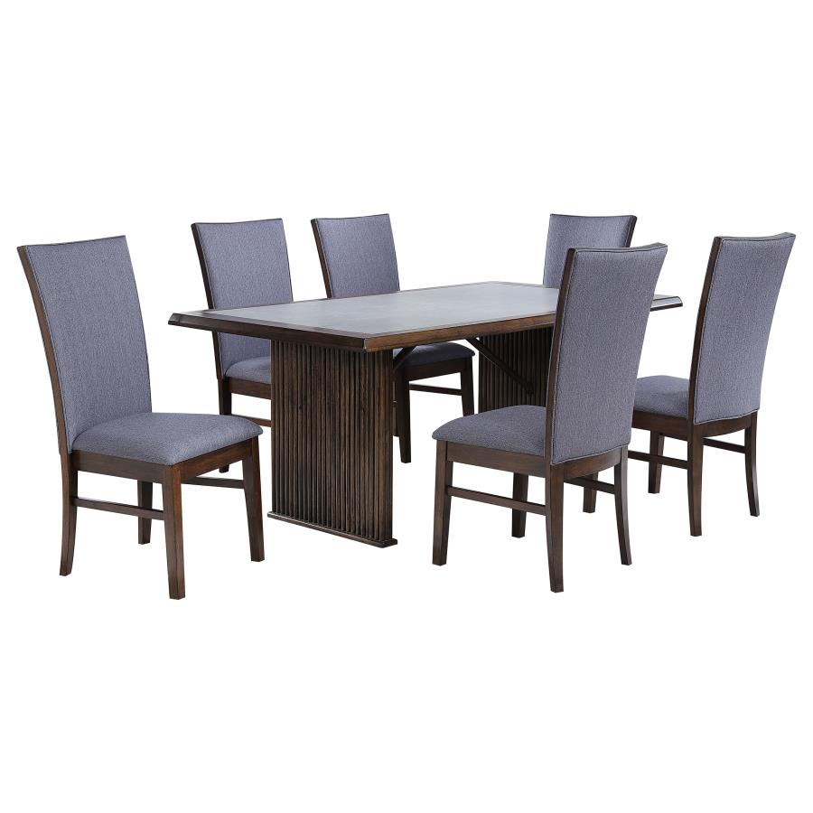 Sherwood 7 Pc Ceramic Top Dining Set 193591-S7