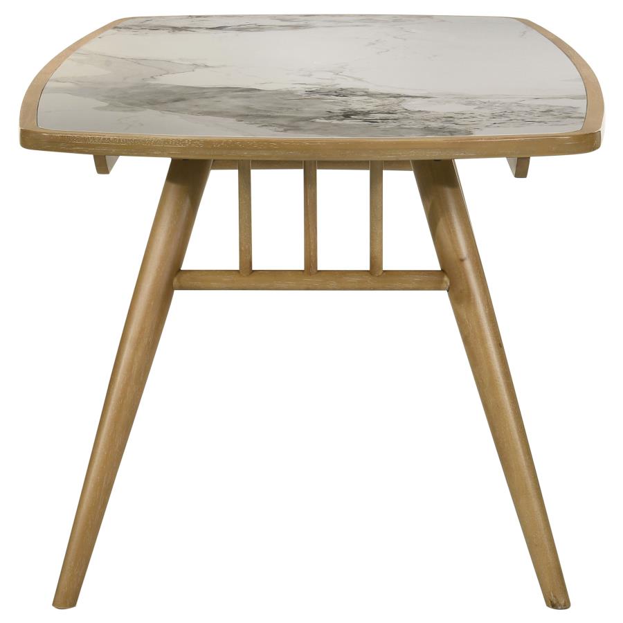 Croyden Mid Century Ceramic Top Dining Set