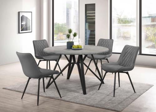 Neil 5 Pc Round Top Dining Set - Coaster 193801