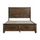 Jerrick 4 Pc Burnished Brown Bedroom by Homelegance