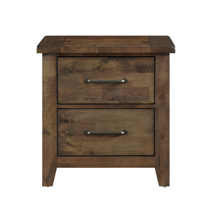 Jerrick 4 Pc Burnished Brown Bedroom by Homelegance