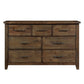 Jerrick 4 Pc Burnished Brown Bedroom by Homelegance
