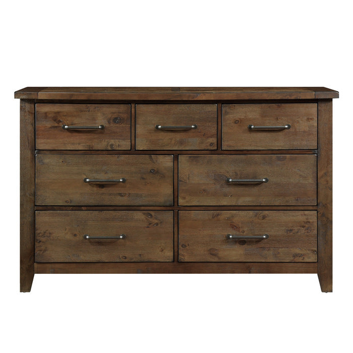 Jerrick 4 Pc Burnished Brown Bedroom by Homelegance