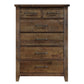 Jerrick Solid Wood 5 Drawer Chest 1957-9