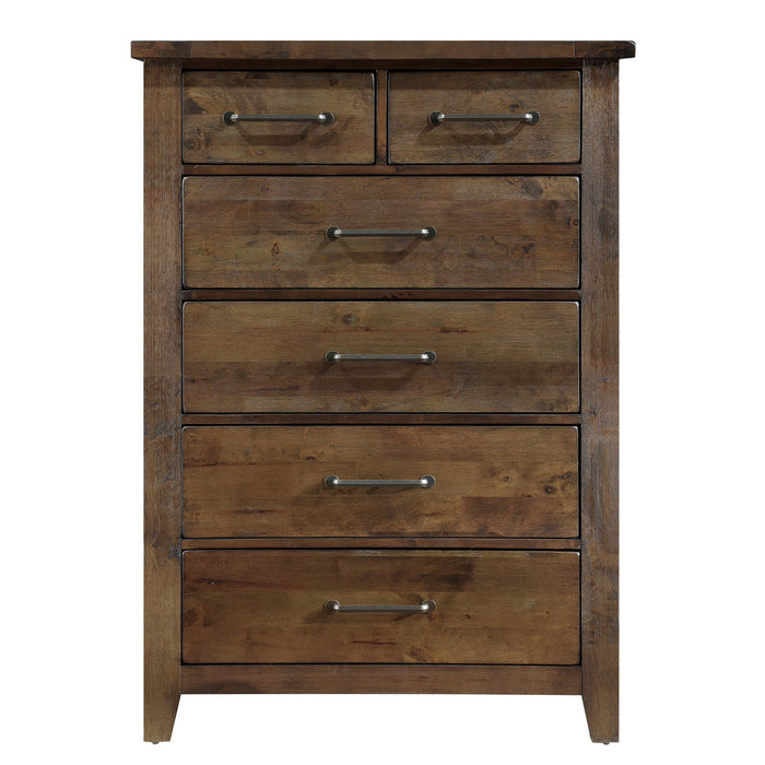 Jerrick Solid Wood 5 Drawer Chest 1957-9