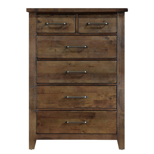 Jerrick Solid Wood 5 Drawer Chest 1957-9