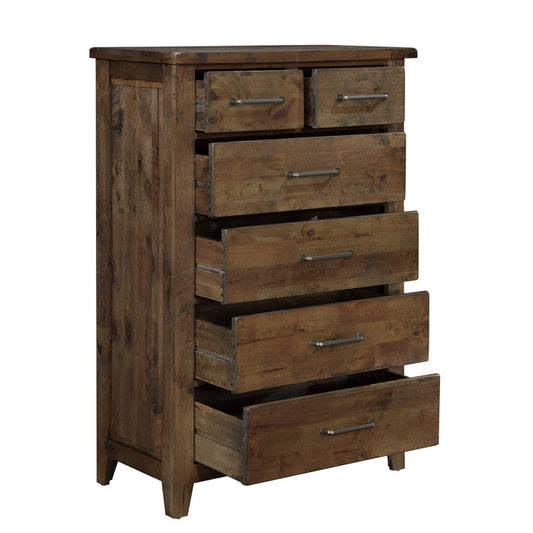 Jerrick Solid Wood 5 Drawer Chest 1957-9