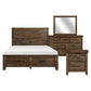 Jerrick 4 Pc Burnished Brown Bedroom by Homelegance