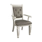 Bevelle 7 Pc Silver Dining Collection w/Extension