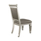 Bevelle 7 Pc Silver Dining Collection w/Extension