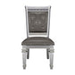 Bevelle 7 Pc Silver Dining Collection w/Extension