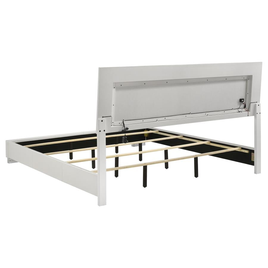 Felicity by Coaster Contemporary Bedroom Collection - White Finish