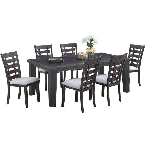 Bailey Weathered Grey 7 Pc Dining Set by Cosmos