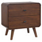 Robyn 4 Pc Twin Bedroom Set Dark Walnut