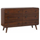Robyn 4 Pc Twin Bedroom Set Dark Walnut