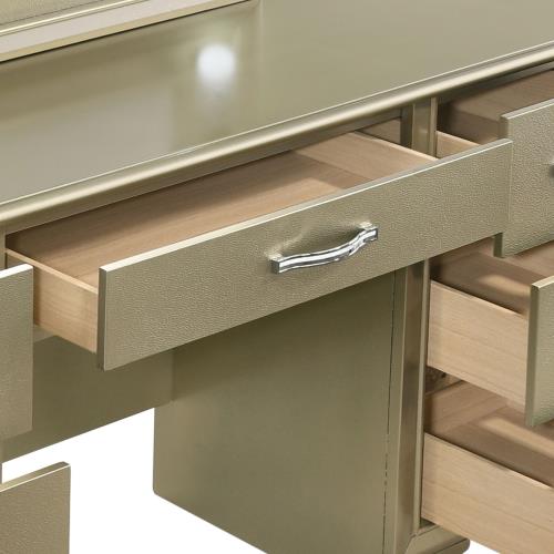 Beaumont 205297 Vanity Desk w/LED Mirror