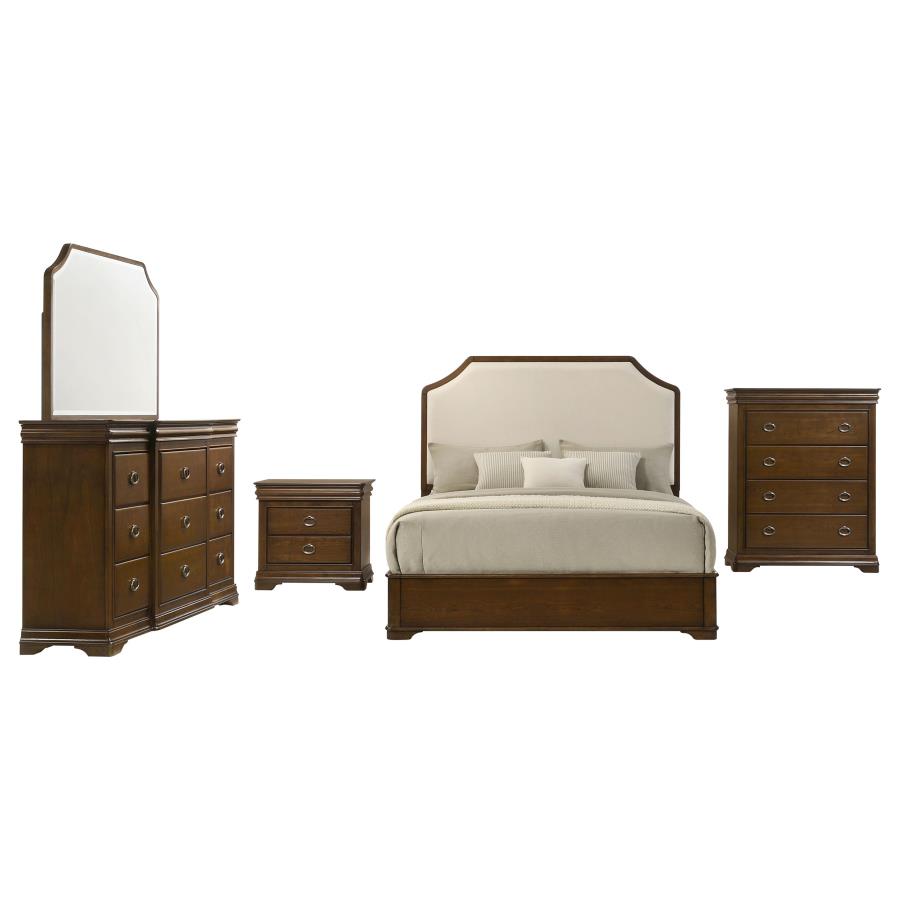 Garland Brown Cherry 4 Pc King Bedroom Set