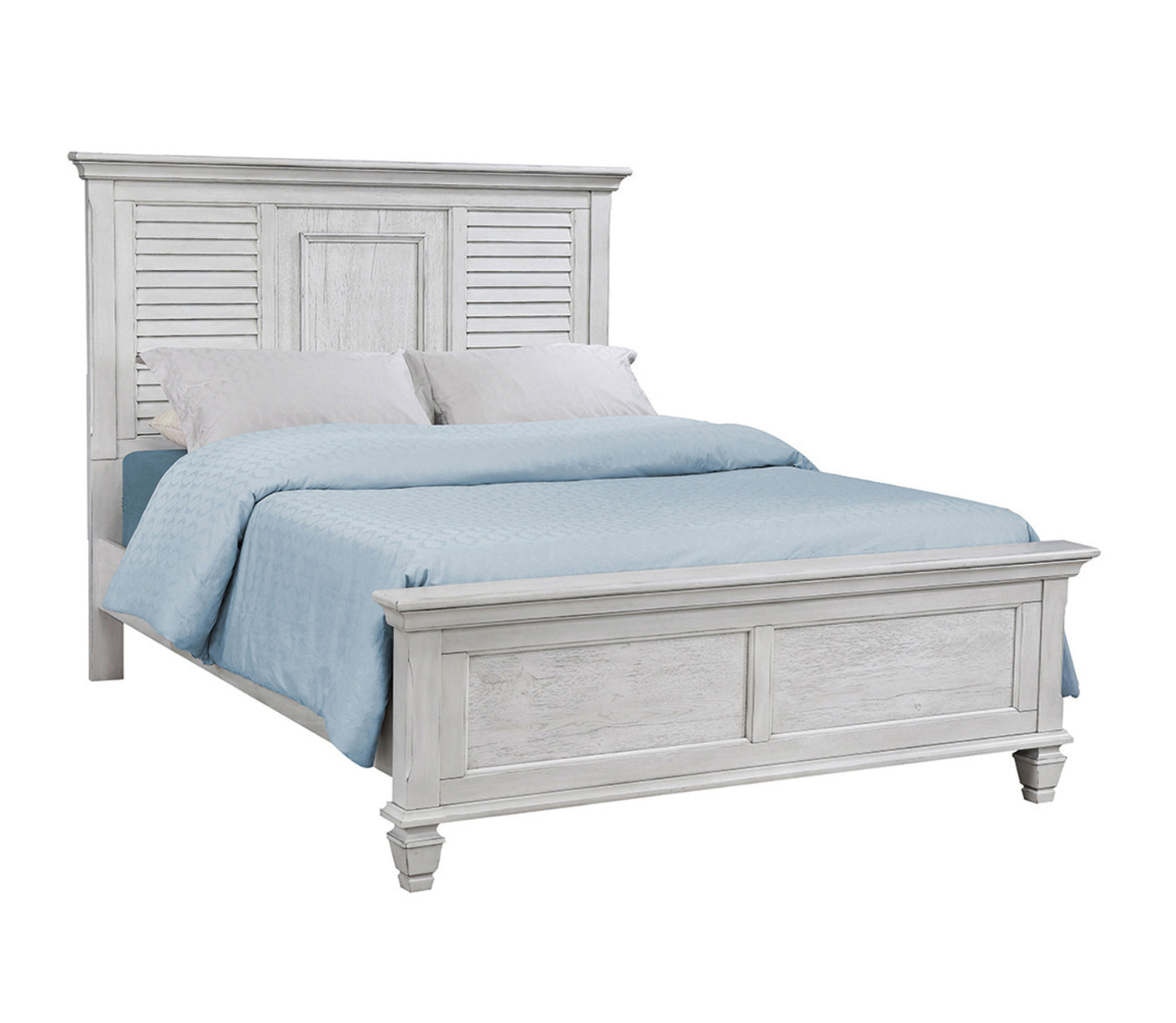 Franco Bedroom Collection - Antique White Finish