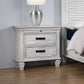 Franco White Nightstand 205332