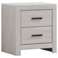 Marion 207051 Colección de posavasos para dormitorio, color blanco costero