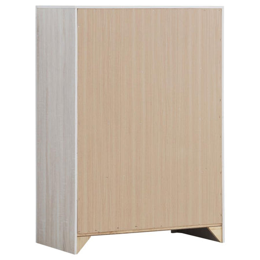 Brantford 4 Drawer White Chest 207055