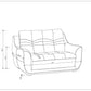 ESF 2088 Living Room Sofa Collection