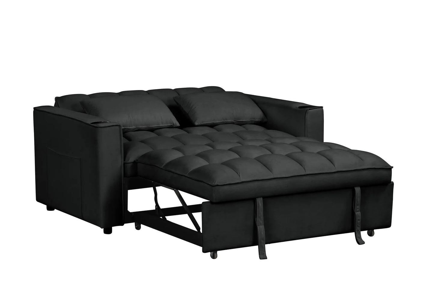 Pullout Sofa Sleeper 2098 - 3 Velvet Colors