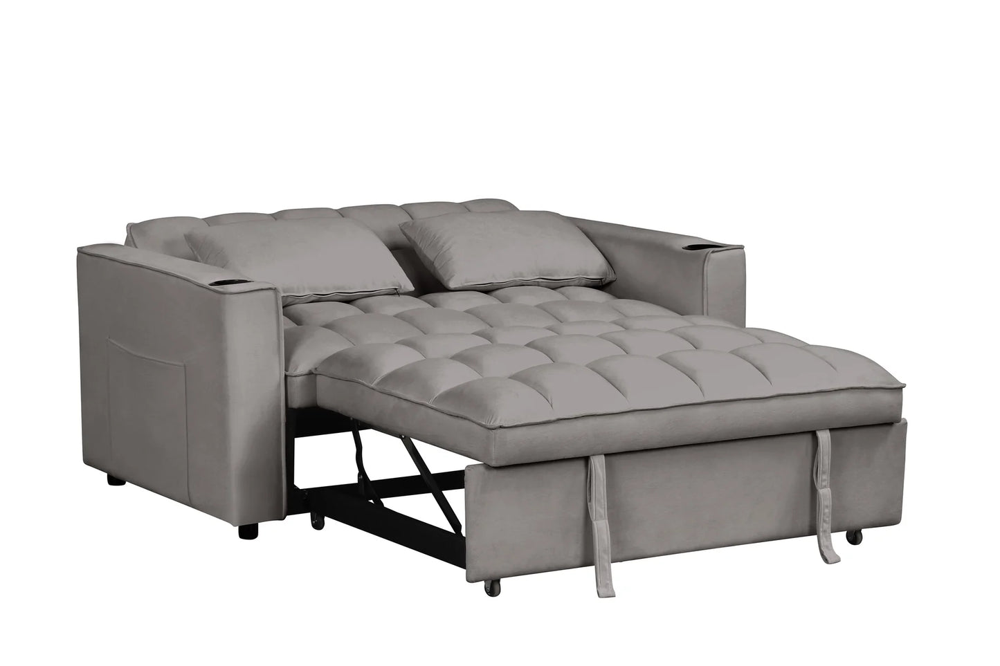 Pullout Sofa Sleeper 2098 - 3 Velvet Colors