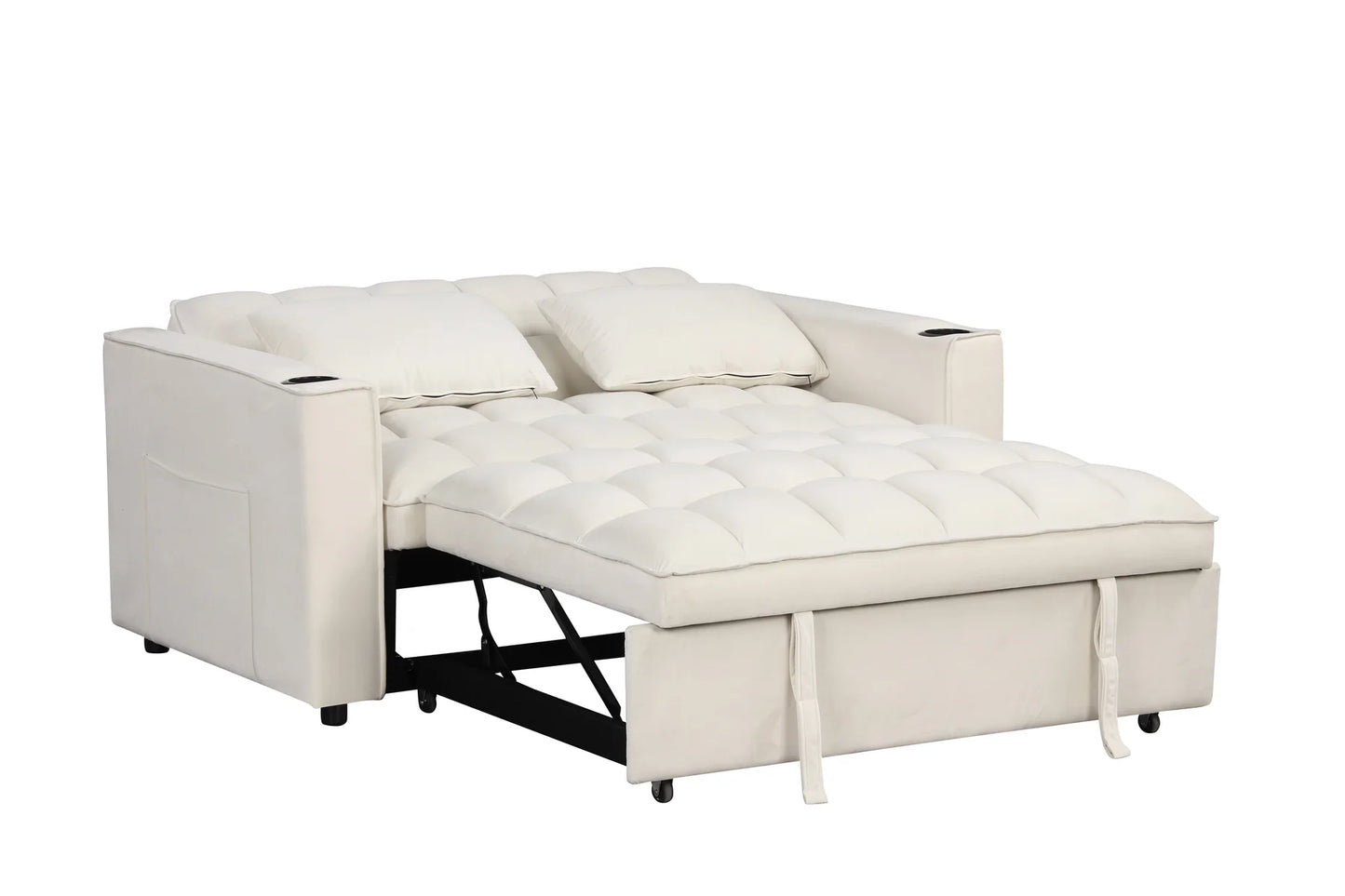 Pullout Sofa Sleeper 2098 - 3 Velvet Colors