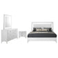 Cassia White High Gloss 4 Pc Bedroom Set