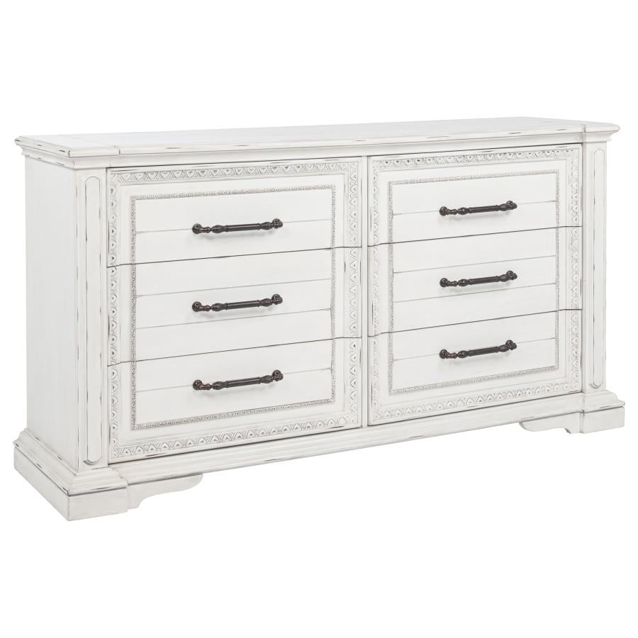 McKinney 4 Pc White Bedroom Set 215871Q-S4