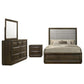Atlas Dark Oak 4 Pc King Bedroom Set