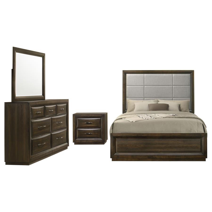 Atlas Dark Oak 4 Pc King Bedroom Set