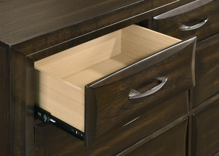 Atlas Dark Oak 4 Pc Bedroom Set