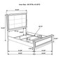 Atlas Dark Oak 4 Pc Bedroom Set