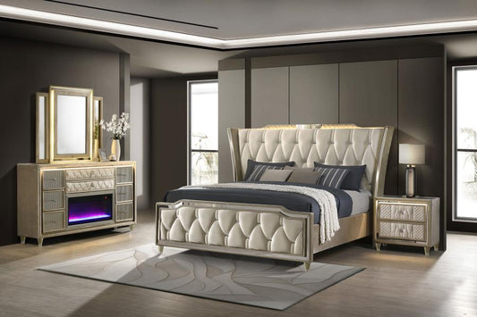 Lorient 4 Pc Bedroom Set - King Bed