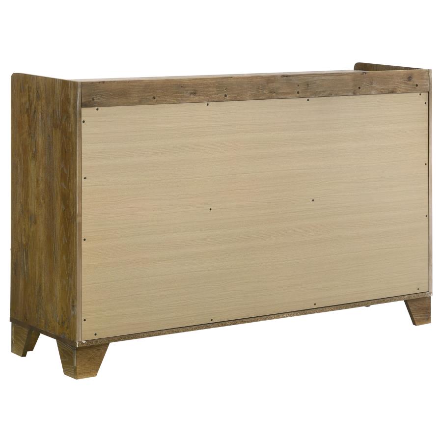 Henderson Medium Oak 4 Pc Bedroom Set