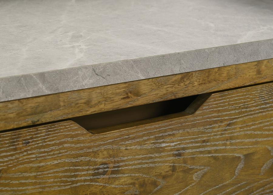 Henderson Medium Oak 4 Pc Bedroom Set