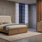 Leanne Light Oak 4 Pc LED Bedroom Set