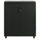 Lorient Black Velvet 5 Drawer Chest