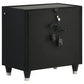 Ravenne 2-Drawer Velvet Upholstered LED Nightstand