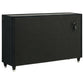Ravenne Black Velvet Art Deco Bedroom Set