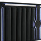 Ravenne 4 Pc King Black Velvet Bedroom Set
